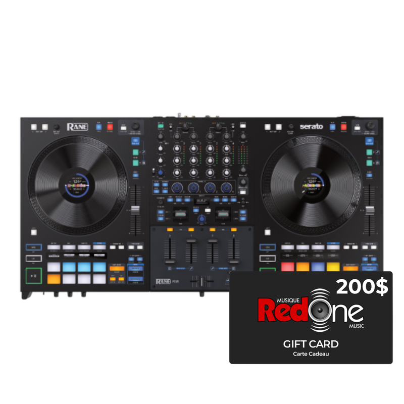 Rane FOUR Advanced 4-Channel Stems DJ Controller + 200$ Gift Card