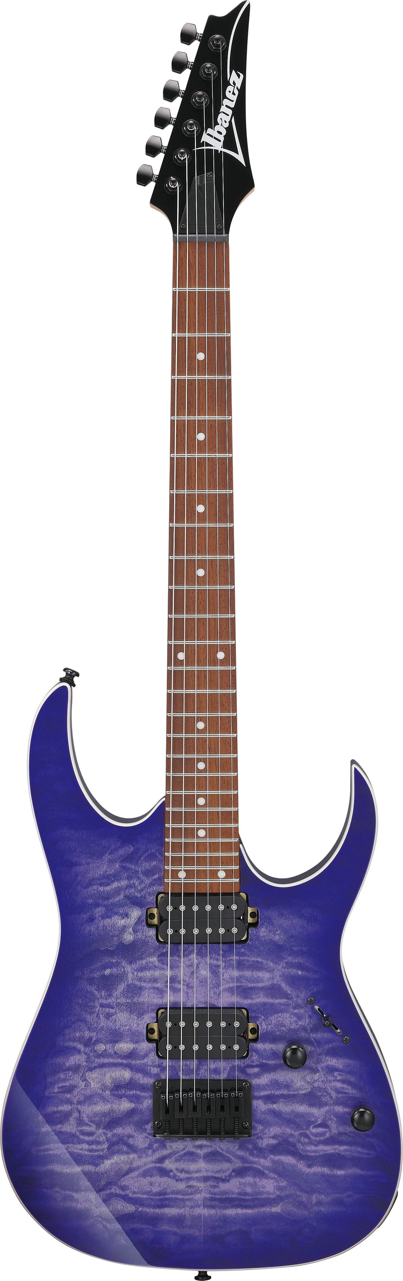 Ibanez RG421QMCBB RG Guitare électrique standard (Cerulean Blue Burst)