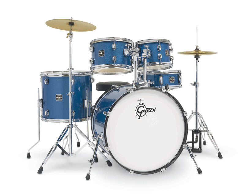 Gretsch Drums RGE625 Renegade 5-Piece Drum Set (Blue Sparkle)