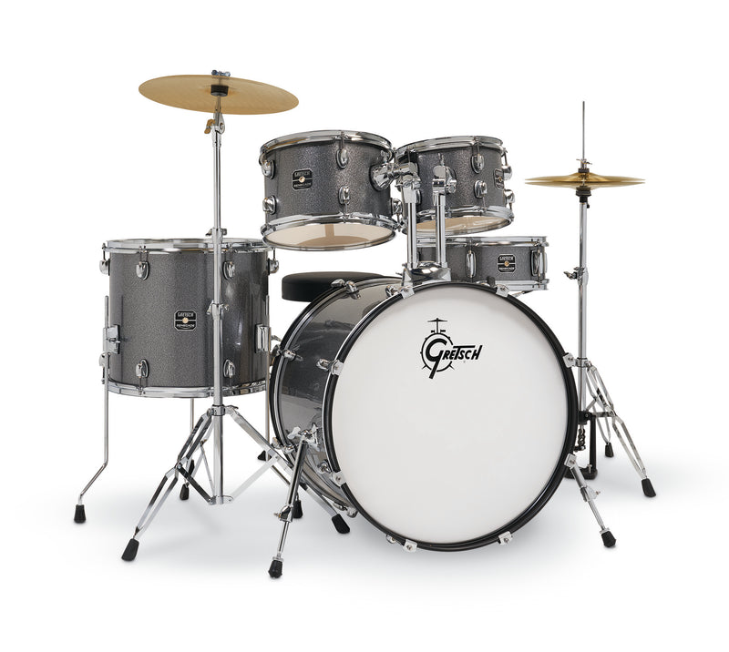 Gretsch Drums RGE625 Renegade 5-Piece Drum Set (Grey Sparkle)