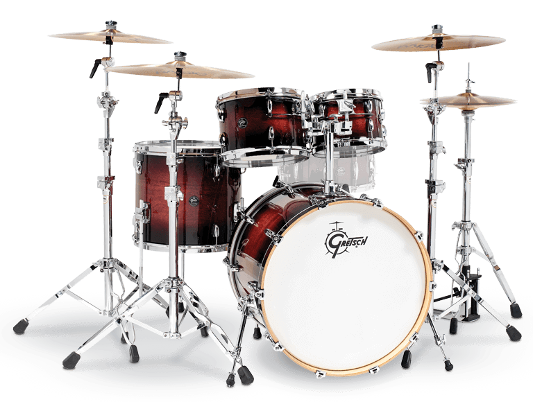 Gretsch Drums RN2-E8246-CB Renown 4-Piece Drum Shell Pack (Cherry Burst)