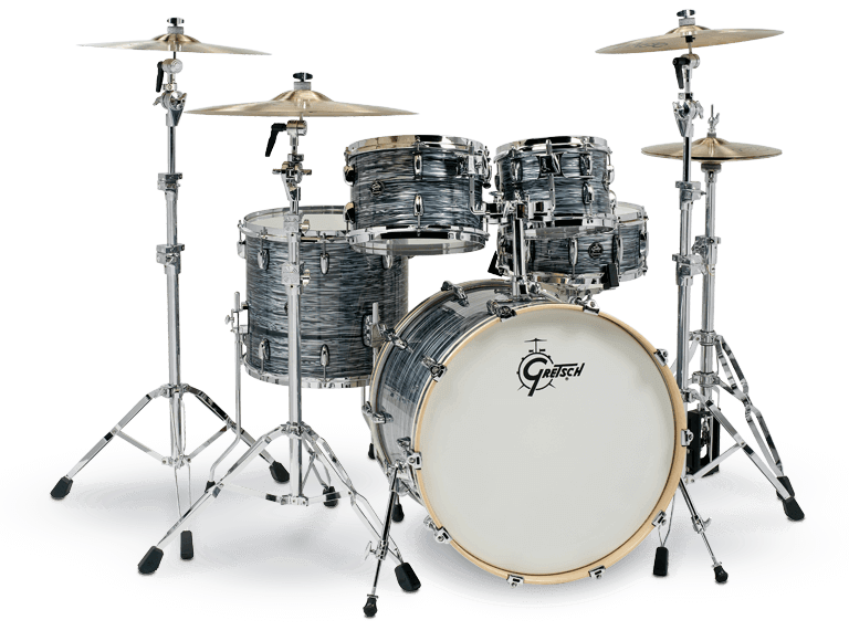 Gretsch Drums RN2-E825-SOP Renown 5-Piece Drum Set (Silver Oyster Pearl)