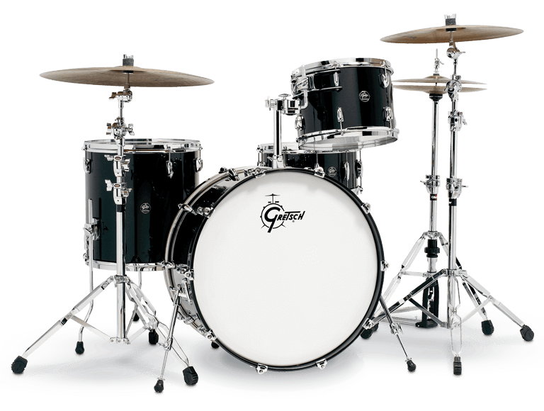 Gretsch Drums RN2-R644-PB Renown 4 Piece Drum Shell Pack (Piano Black)