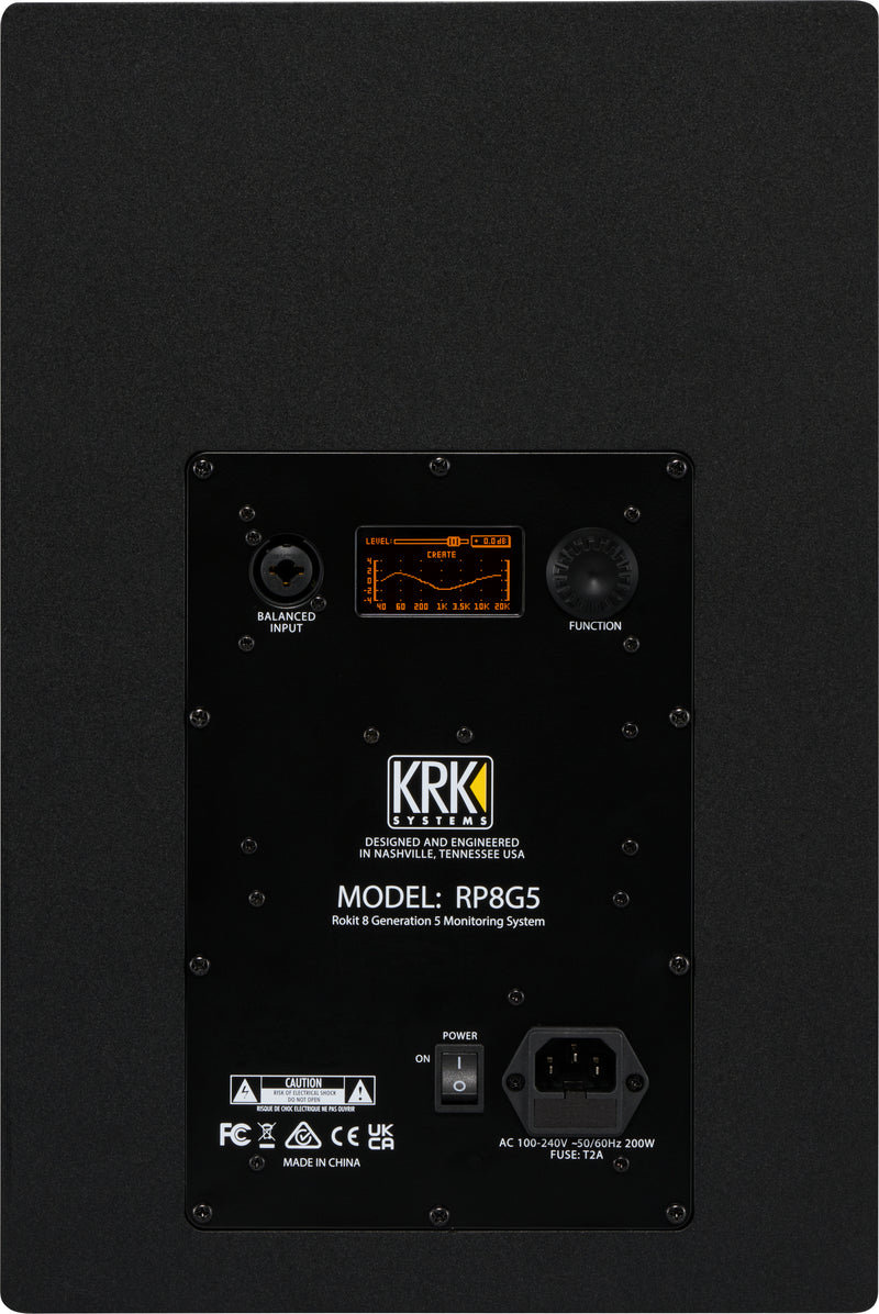 KRK RP8-G5 Rokit Generation 5 Active Studio Monitors - 8"