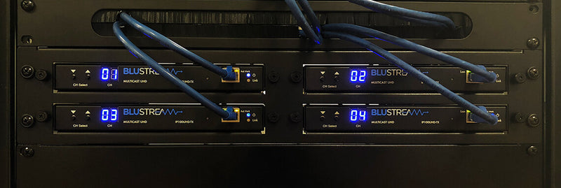 Blustream RSU-2RU Unité d'étagère rack 2U pour Multicast Tx/Rx