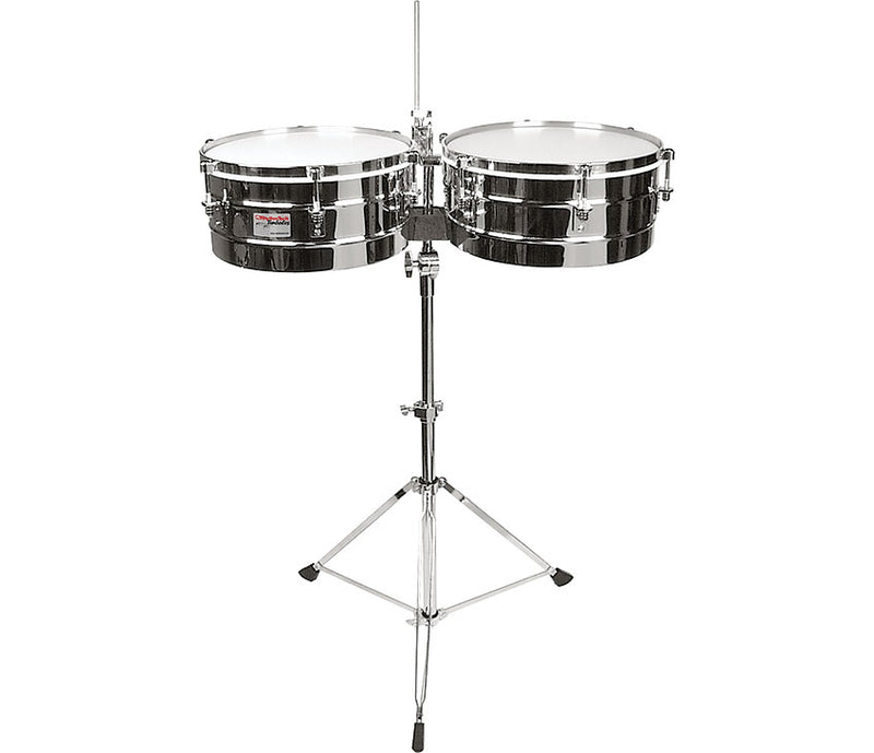 Rhythm Tech RT5345 Timbales (Chrome) - 14" & 15"