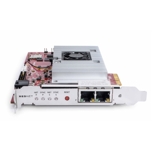 Interface Dante PCIe Focusrite Pro RedNet PCIeNX à faible latence et à nombre élevé de canaux