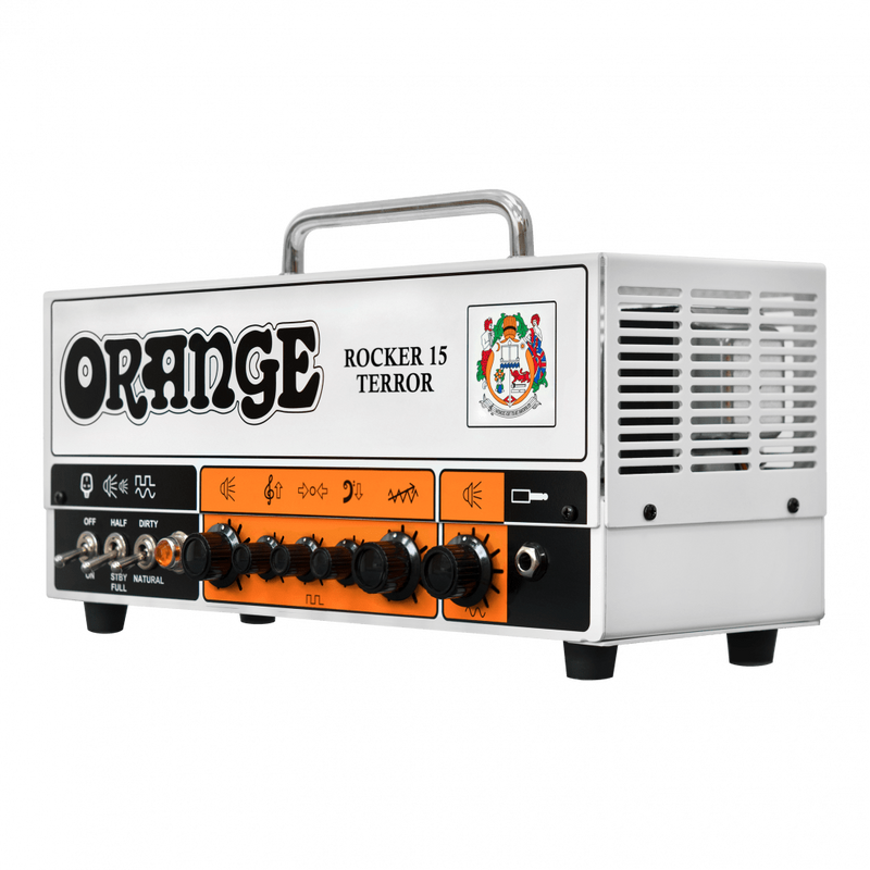 Tête d'ampli guitare à lampes Orange ROCKER 15 TERROR 15W 2 canaux