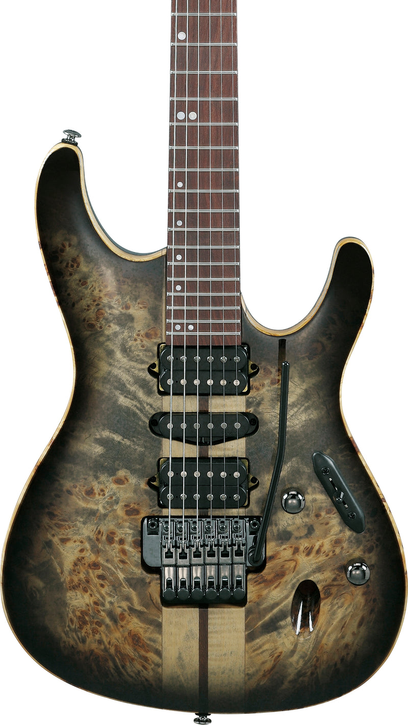 Ibanez S1070PBZCKB S Guitare électrique Premium (Charcoal Black Burst)