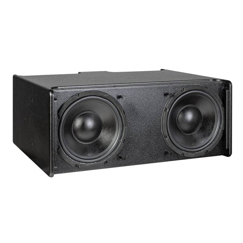 HK Audio SI Series S210 P 1200 Wat Subwoofer avec passif 2x10 arrière Mnt 4/16 ohm (noir) - 2x10 "