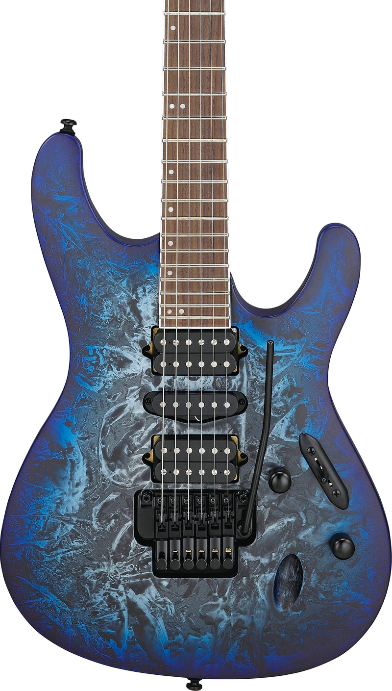 Ibanez S770CZM S Guitare électrique standard (Cosmic Blue Frozen Matte)