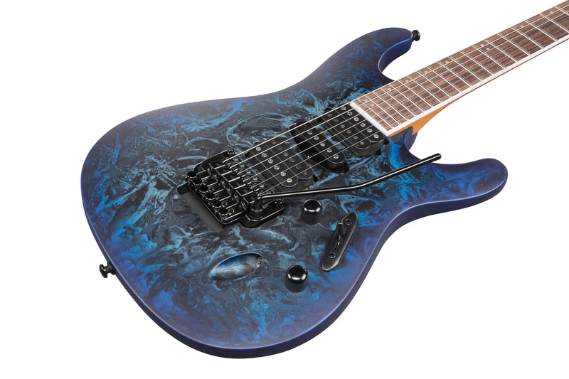 Ibanez S770CZM S Guitare électrique standard (Cosmic Blue Frozen Matte)