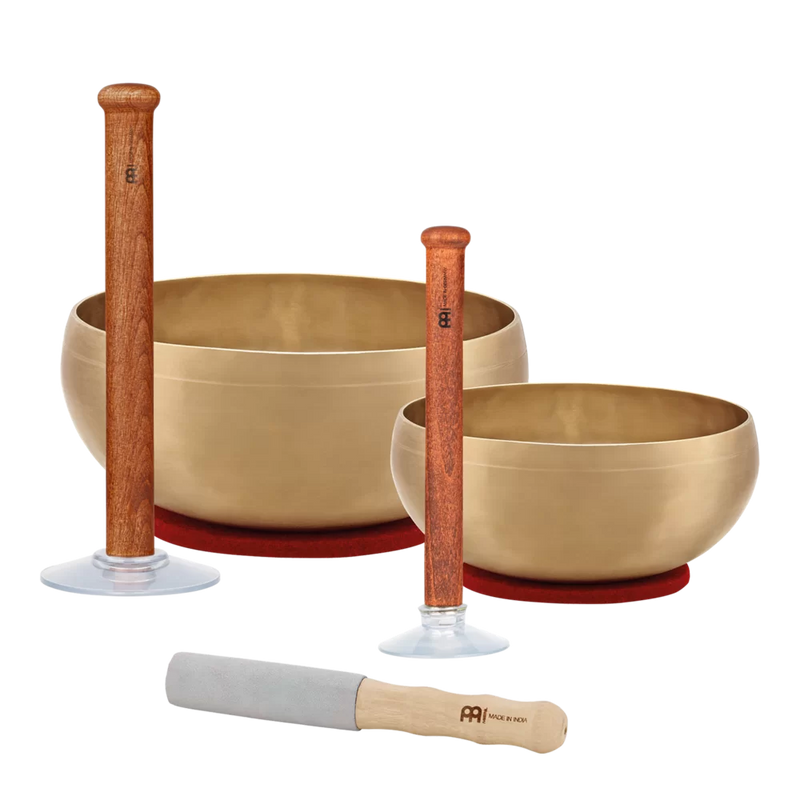 Meinl SB-C-2150-SH Sonic Energy Cosmos Therapy Series Suction Holder Singing Bowl Set