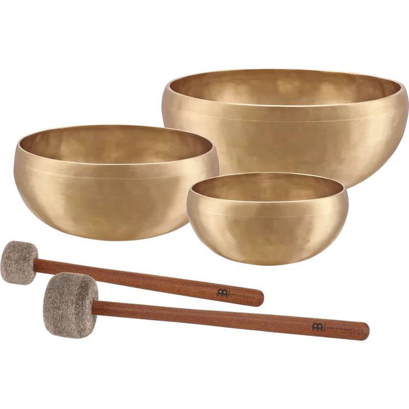Meinl SB-C-3800 Sonic Energy Cosmos Therapy Series Singing Bowl Set - 800/1000/2000