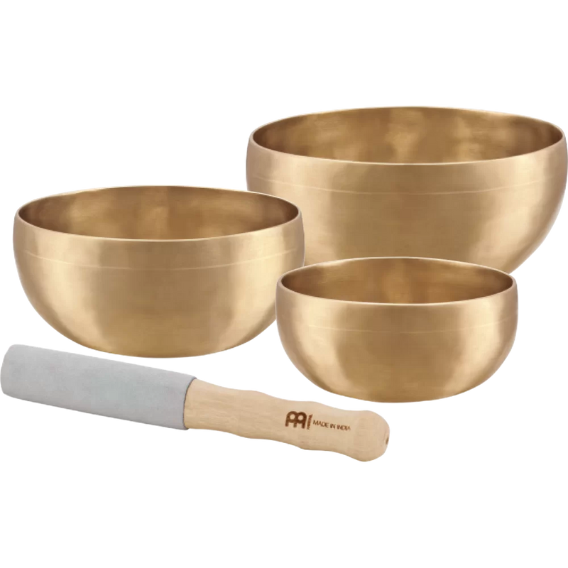 Meinl SB-U-1950 Sonic Energy Universal Series Singing Bowl Set - 500/700/750