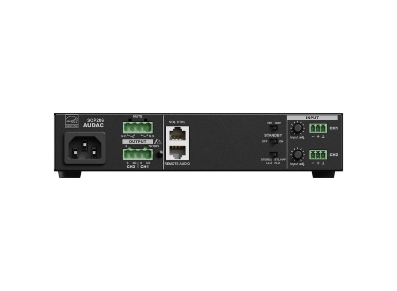 Audac SCP206 Compact Dual-Channel Power Amplifier