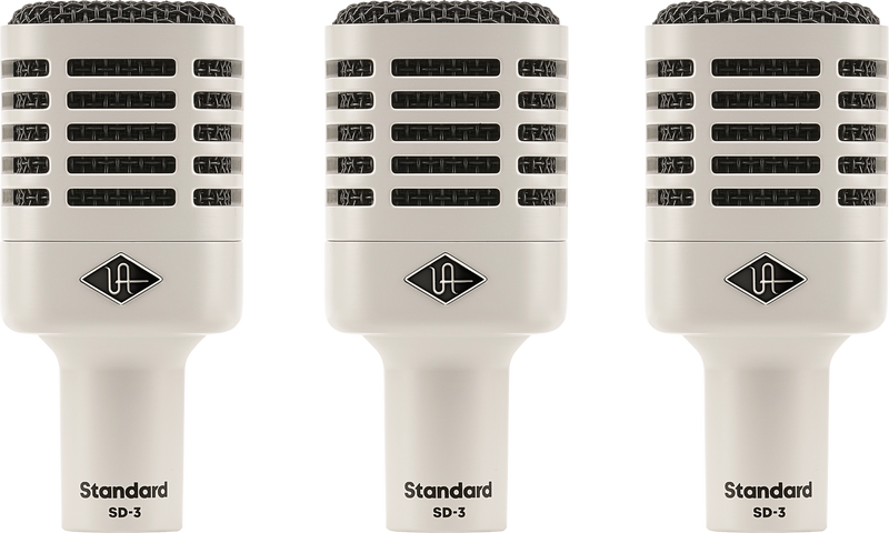 Universal Audio SD-3x3 Dynamic Microphone Bundle avec modélisation de l'hémisphère