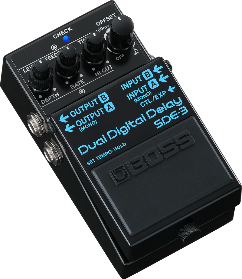 BOSS SDE-3 Double retard numérique Effets de guitare pédale