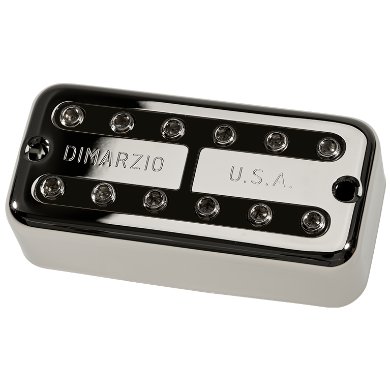 DiMarzio DP297 Super Distor'Tron F-Spaced Bridge Pick Up (Nickel Cover with Black Insert)