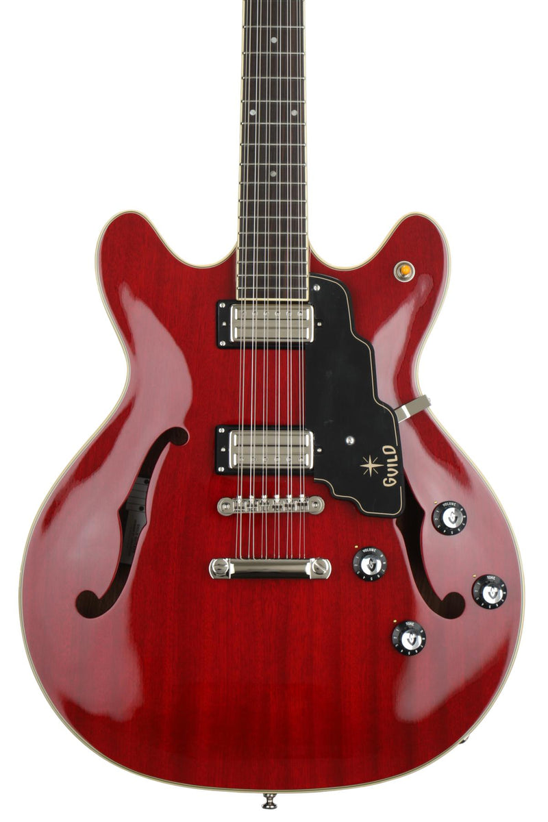 Guild Starfire VI Semi Hollow Body Guitar (Cherry Red)