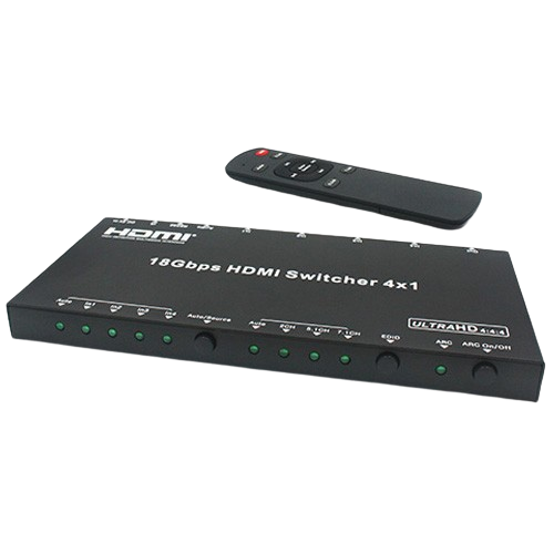 Covid SH41-220 4x1 HDMI Switcher with Audio Extractor