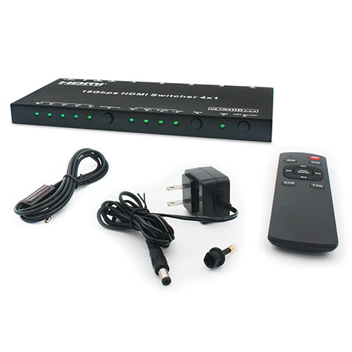 Covid SH41-220 4x1 HDMI Switcher with Audio Extractor