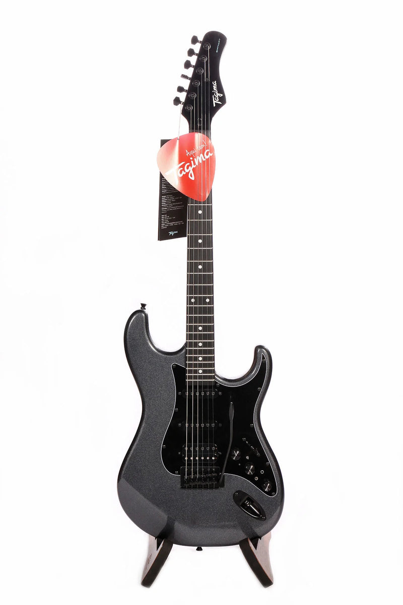 Guitare électrique Tagima Sixmart-MDSV-DF / BK (Metallic Dark Silver)