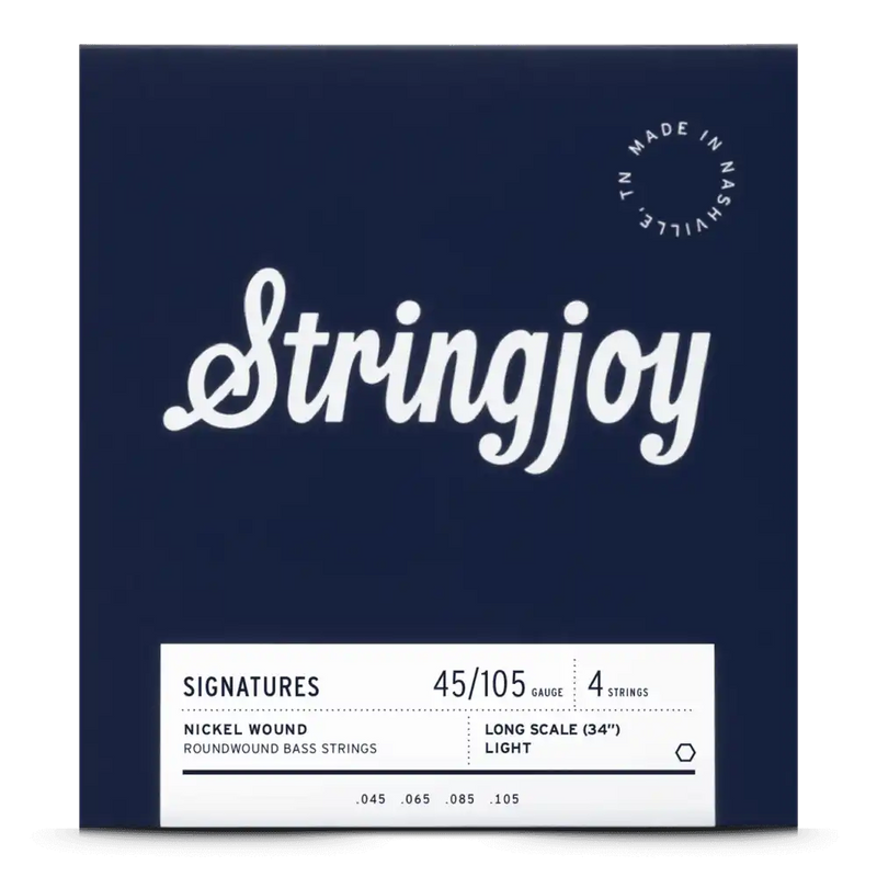 Stringjoy SJ-BA45105LS Electric Bass Strings Light - 45-105