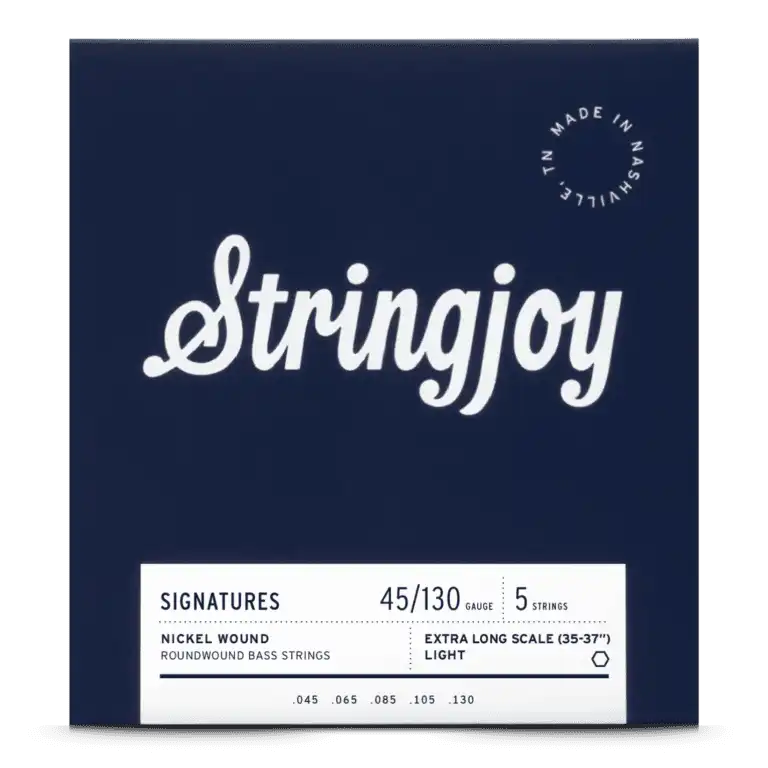 Stringjoy SJ-BA45130XL 5 Electric Bass Strings Light - 45-130