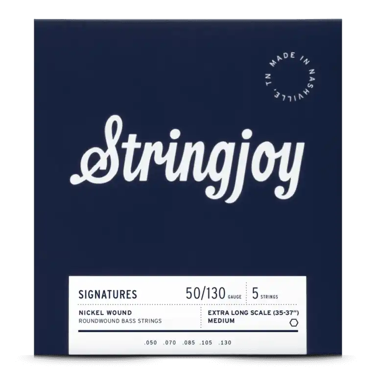 Stringjoy SJ-BA50130XL 5 Electric Bass Strings Medium - 50-130