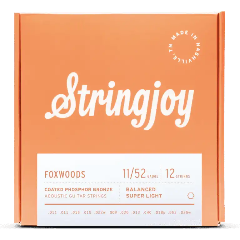 Stringjoy SJ-FW1125 12 Acoustic Guitar Strings Super Light - 11-52