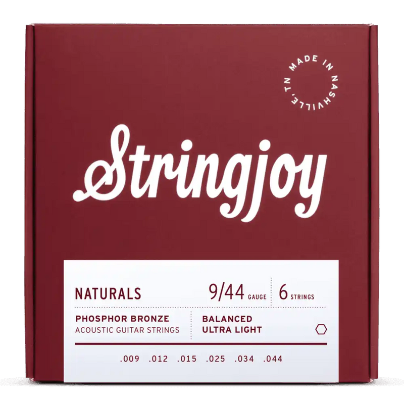 Stringjoy SJ-NB0944 Acoustic Guitar Strings Ultra Light - 9-44