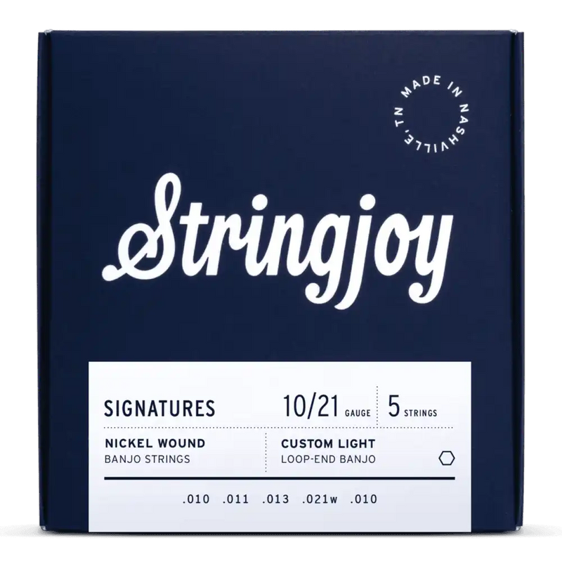 Stringjoy SJ-NW1021 Banjo Strings Custom Light - 10-21