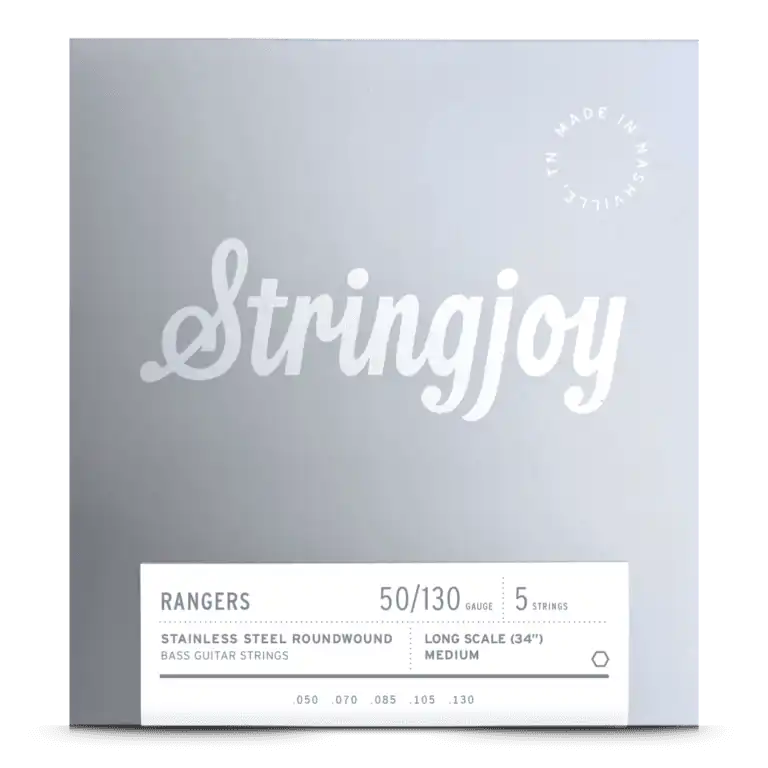 Stringjoy SJ-RA50130LS 5 Electric Bass Strings Medium - 50-130