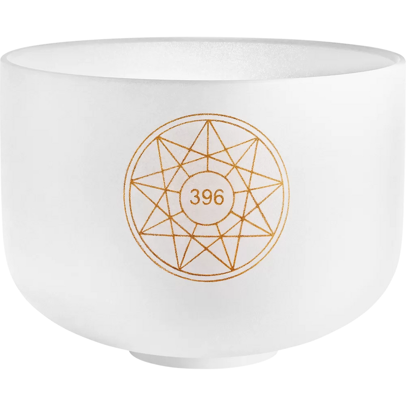 Meinl SOLCSB10-396 Sonic Energy Solfeggio Crystal Singing Bowl - 10" (Note G4)