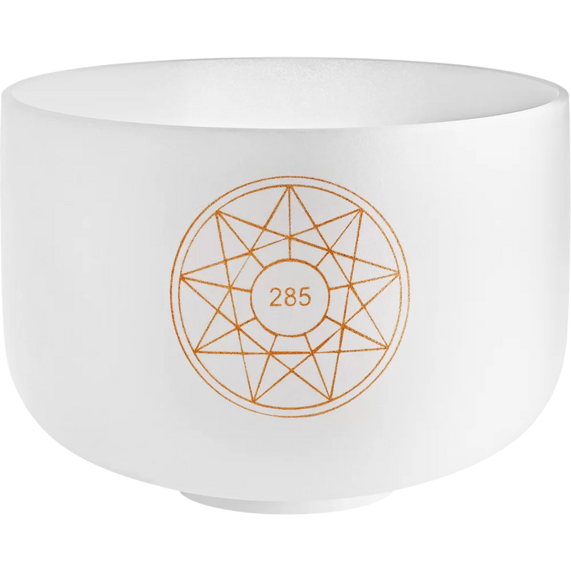 Meinl SOLCSB12-285 Sonic Energy Solfeggio Crystal Singing Bowl - 12" (Note C