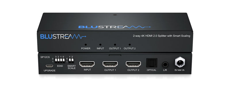 Répartiteur HDMI Blustream SP12CS 1x2 avec répartition audio