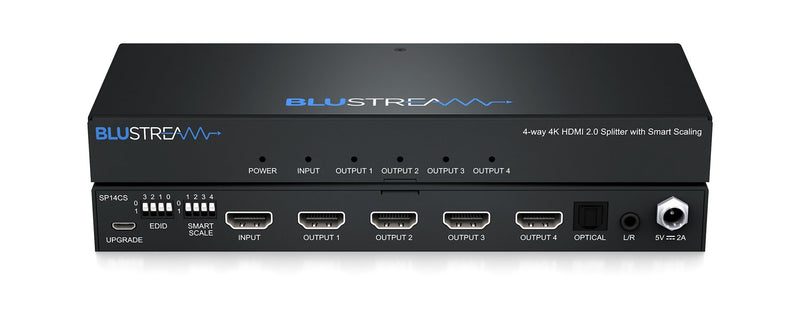 Répartiteur HDMI Blustream SP14CS 1x4 avec répartition audio