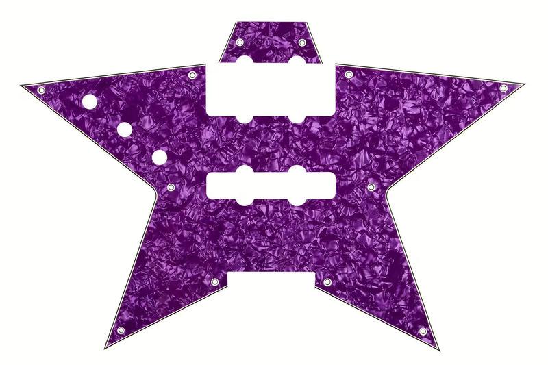 Warwick Pickguard for RockBass Artist Line Bootsy Collins Space Bass (Purple)