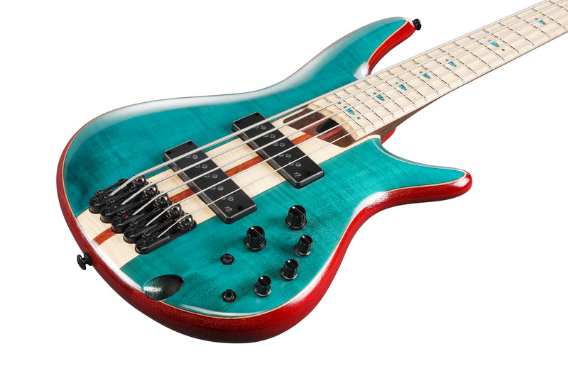 Ibanez SR1425BCGL SR Premium 5 Strings Electric Bass (Caribbean Green Low Gloss)