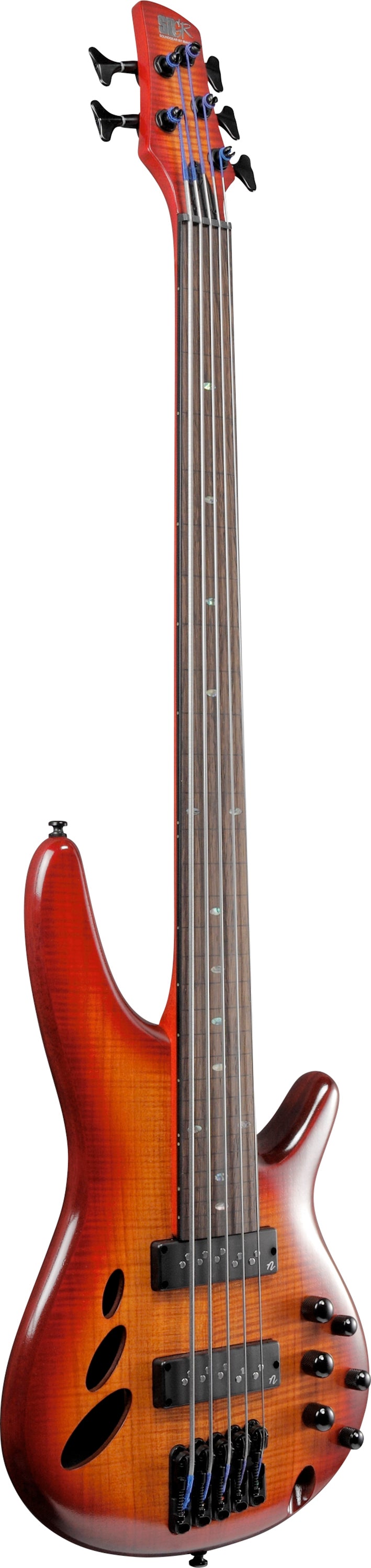 Ibanez SRD905FBTL SR Bass Workshop Basse électrique fretless 5 cordes (Brown Topaz Burst Low Gloss)