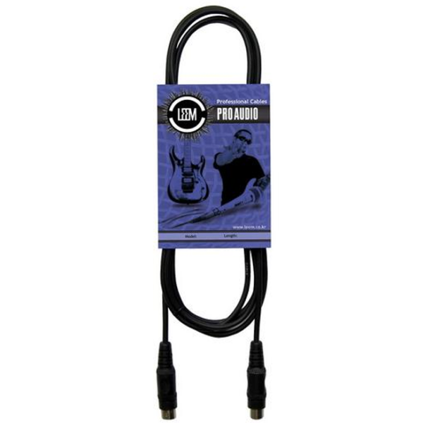 Leem SRMD-6 Midi Cable With 5 Pin Din Connectors - 6ft