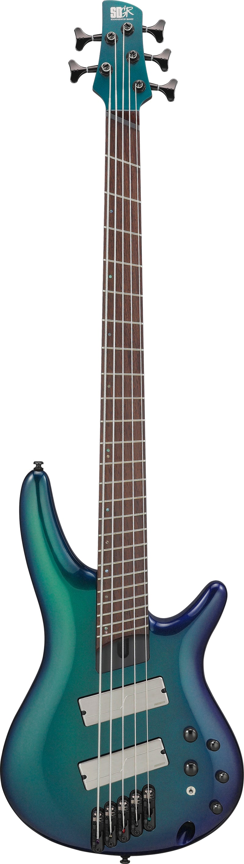 Ibanez SRMS725BCM SR Bass Workshop 5 String Multiscale Electric Bass (Blue Chameleon)