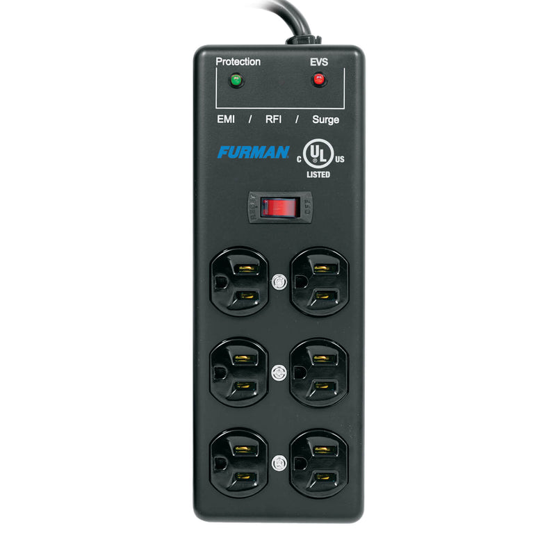 Furman SS-6B-PRO 6-Outlet Surge Protector - 15'