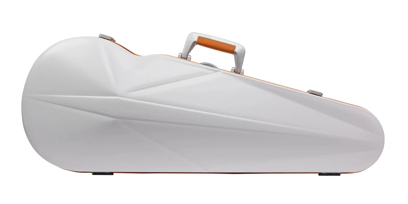 Bam SUP2200XL Étui pour alto profilé en polycarbonate haute technologie suprême (blanc/orange)