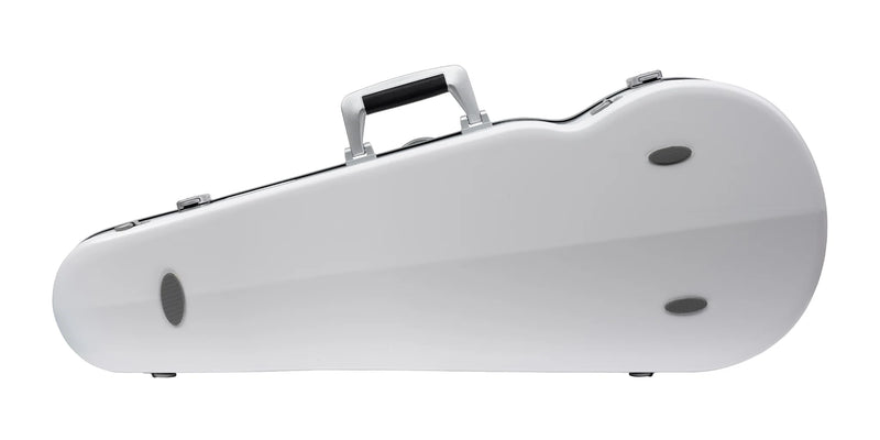 Bam SUP2200XL Étui pour alto profilé en polycarbonate haute technologie suprême (blanc/argent)