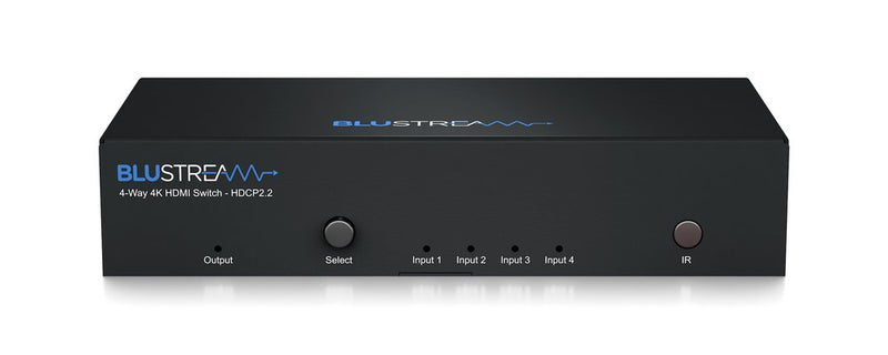 Blustream SW41AB-V2 Commutateur HDMI 4x1 avec répartition audio