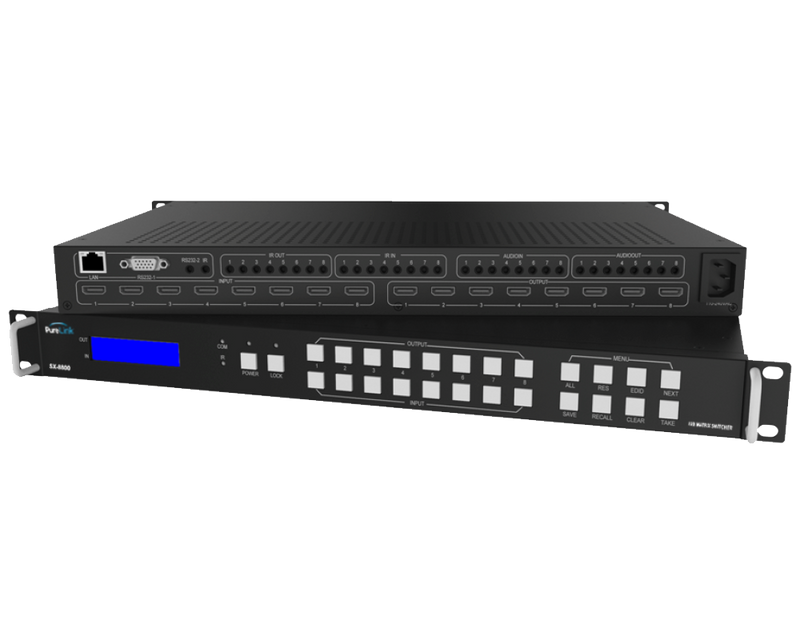 Sélecteur matriciel PureLink SX-8800 8 × 8 HDMI 2.0b