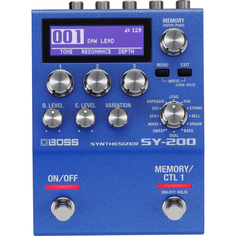 Boss SY-200 Synthesizer Pedal (DEMO)