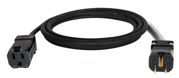 Digiflex PVU-1403-50 Câble d'extension de mise à la terre en U avec connecteurs Hubbell - 50'